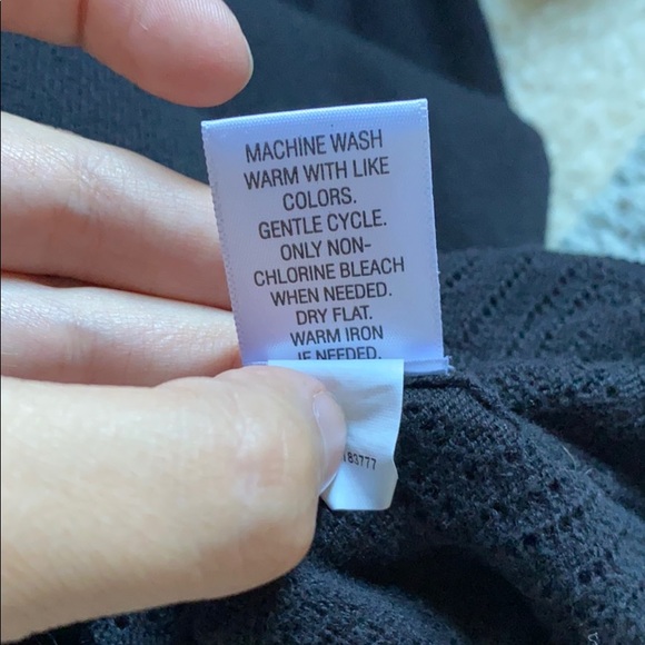 Black Elle Stretchy Sweater Mini Dress - Picture 8 of 8